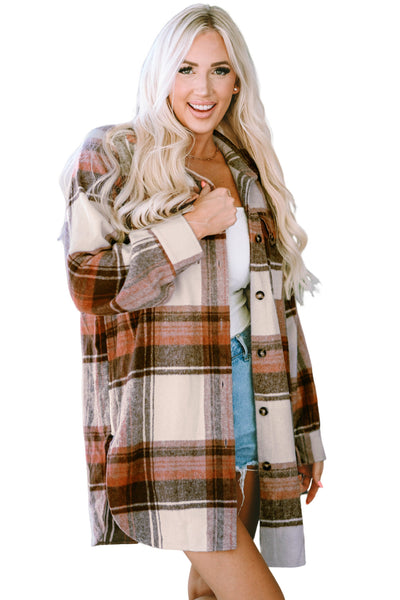 Long sleeve cardigan solid color coat long top for women