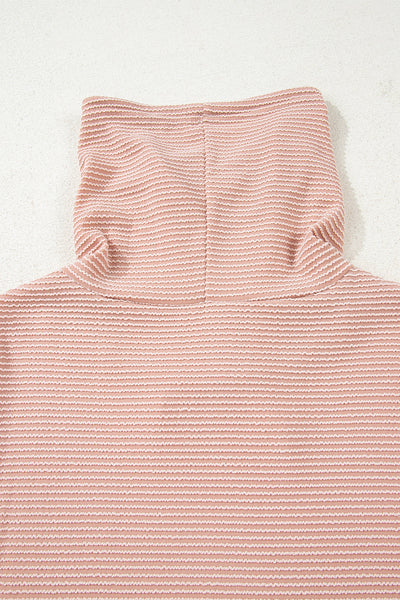 Stylish Women's Soft Knit Twisted Ribbed Long Sleeve Top - Fitted Casual Wear for Everyday Comfort in Versatile Colors