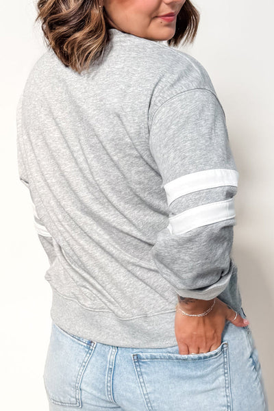 Cozy Plus Size Women's Sweatshirt - Trendy Casual Wear in Soft Fabric for Everyday Comfort and Effortless Style