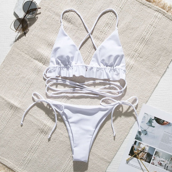 Cross Strings Bikini Set