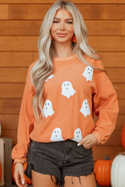 Chic Women's Cozy Textured Sweatshirt - Soft Layering Essential for Casual Style and All-Day Comfort