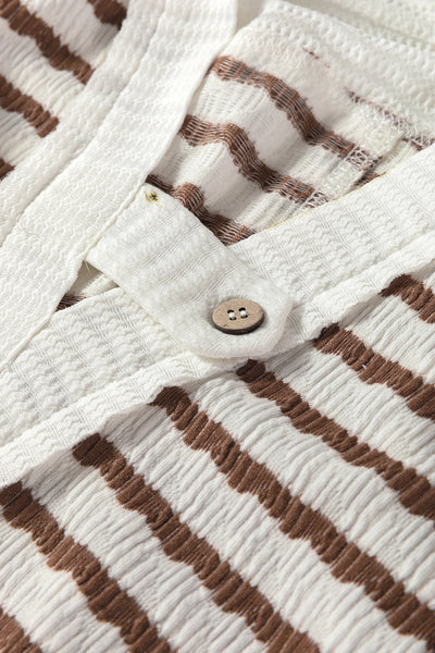 Cozy Women's Striped Hooded Sweatshirt - Soft Casual Pullover Top for Everyday Style and Comfort