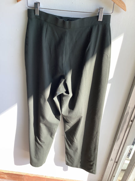 Briggs Petite Classic Trouser- Olive Green