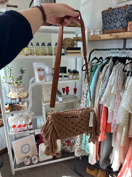 Wildmoon Threads Macrame Crossbody Bag