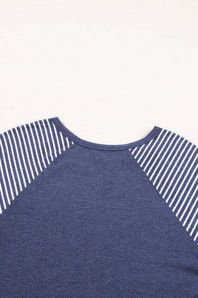Vibrant Women's Raglan Sleeve Tops - Comfortable Casual Shirts for Effortless Everyday Style and Versatile Outfits
