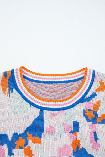 Women's Short Sleeve Knit Sweater Top - Casual Lightweight Pullover in Soft Pastel Colors for Effortless Style