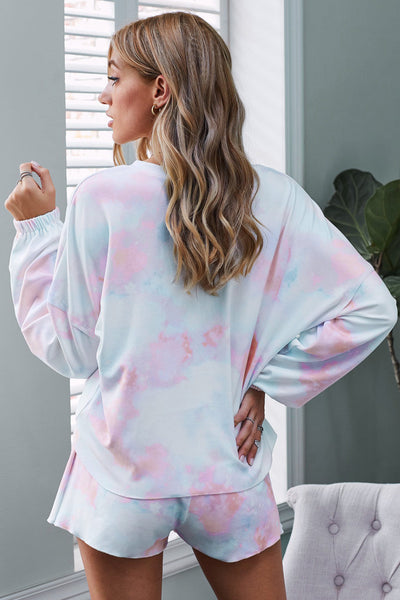 Floral Print Layered Sleeve Mini Dress