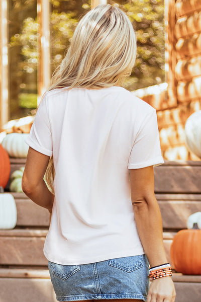 Women's Pumpkin Spice Cotton-Blend Graphic Tee