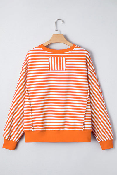 Lightweight Women's Stripe Blouse - Soft Cotton Casual Top for Effortless Everyday Style and All-Day Comfort