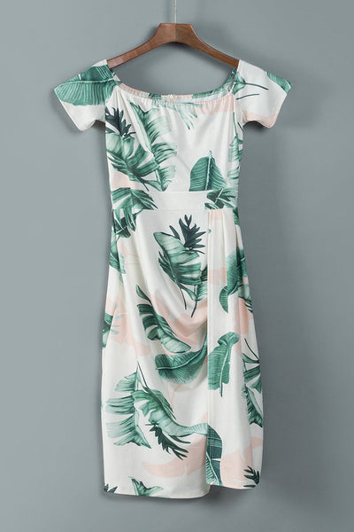 High Waist Split Bohemian Halter Maxi Dress