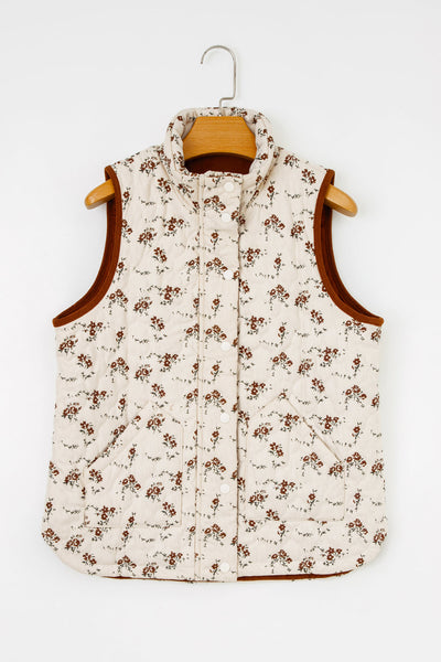 Chic Women's Floral Print Sleeveless Vest Top - Lightweight Summer Blouse for Casual Style and Comfort