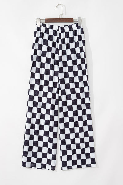 Chic Women's Wide Leg Trousers in Soft Cotton - Flattering Fit for Effortless Style and Comfort