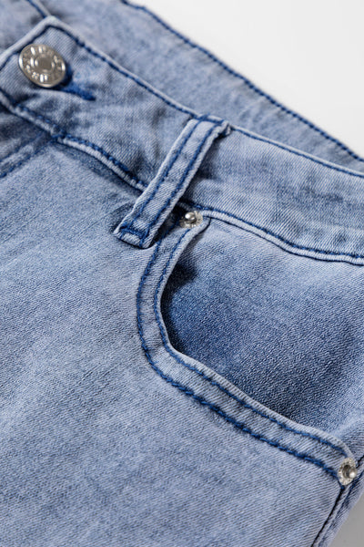 Stylish High-Waisted Blue Jeans for Women with Stretch Fit  Comfortable & Trendy for Everyday Casual Wear