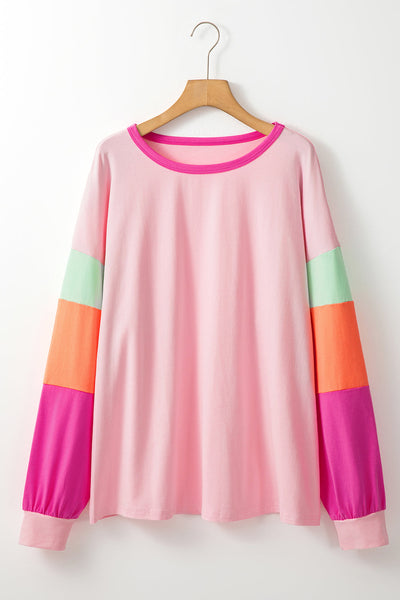 Stylish Plus Size Women's Long Sleeve Top Comfortable, Everyday Essential in Trendy Design and Flattering Fit