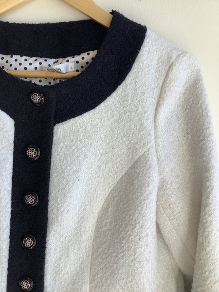 Ricki’s Black & White Cropped Jacket