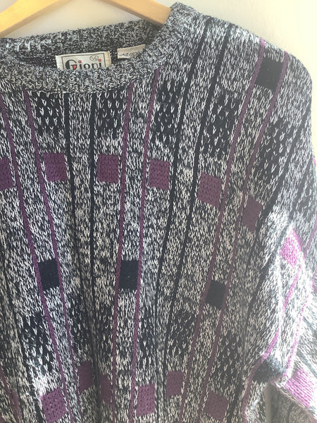 Vintage Gioni Abstract Knit Sweater