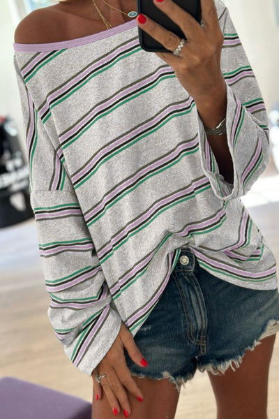 Stylish Women's Soft Cotton Long Sleeve Casual Top - Ideal for Everyday Comfort and Effortless Chic Fashion