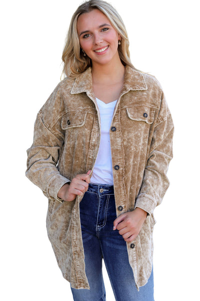 Oversized Corduroy Shacket