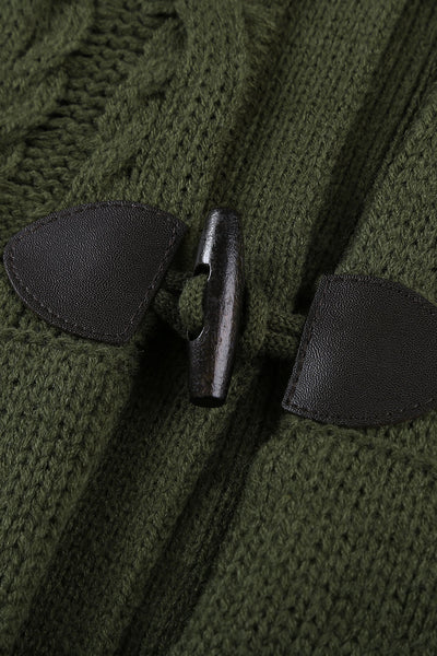 Hooded Fleece-Lined Toggle Coat