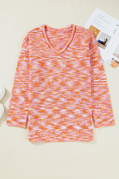Cozy Oversized Women's Abstract Print Sweater - Trendy Knit for Casual Chic Style and Ultimate Comfort