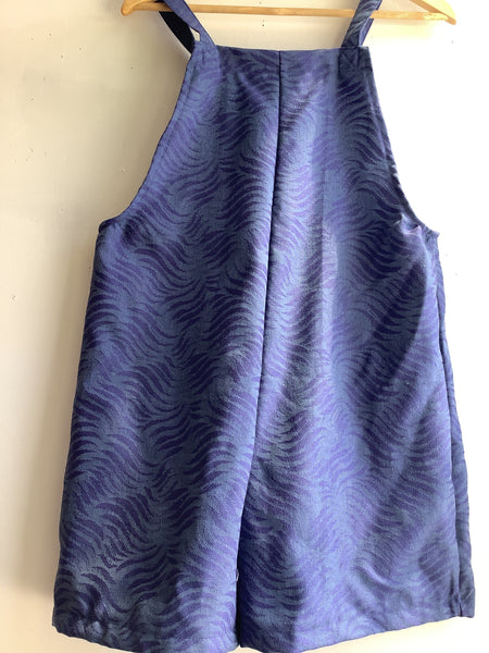 Butterflies in Ballgowns Blue Wave Short Overalls