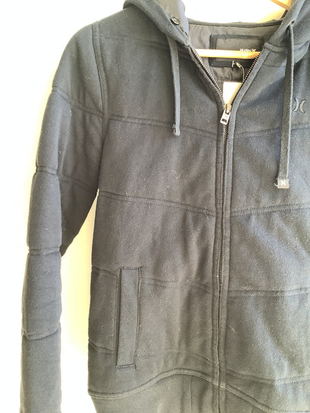 Hurley Black Zip-up Hoodie