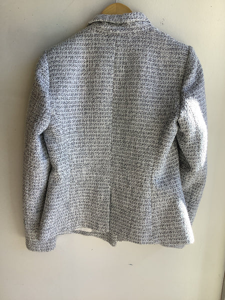 Le Chateau Tweed Black&White&Silver Blazer