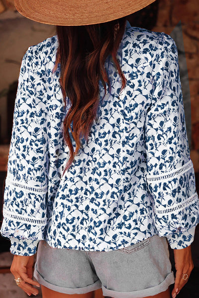 chic women's floral print long sleeve cotton shirt - casual and cozy fall fashion for effortless autumn style made for easy styling and wardrobe with