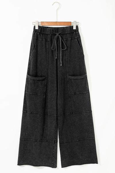 Olive Green Flowy Cargo Pants for Women - Stylish, Comfortable, and Versatile for Effortless Everyday Wear