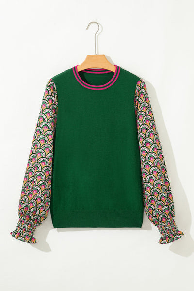 Vibrant Oversized Patchwork Sweater for Women - Chic and Cozy Knit for Effortless Style and Ultimate Comfort