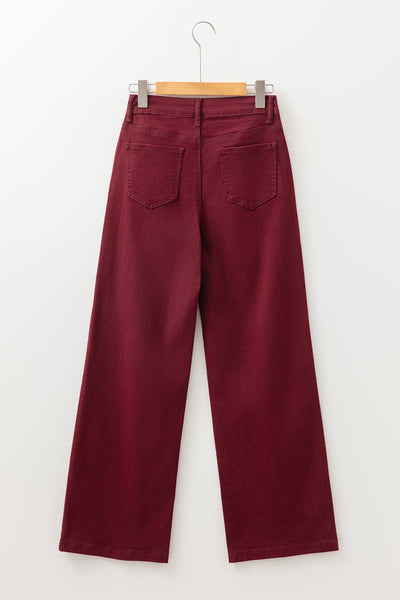 Classic Blue Women's Loose Straight-Leg Jeans - Comfortable Casual Chic Fit for Effortless Everyday Style