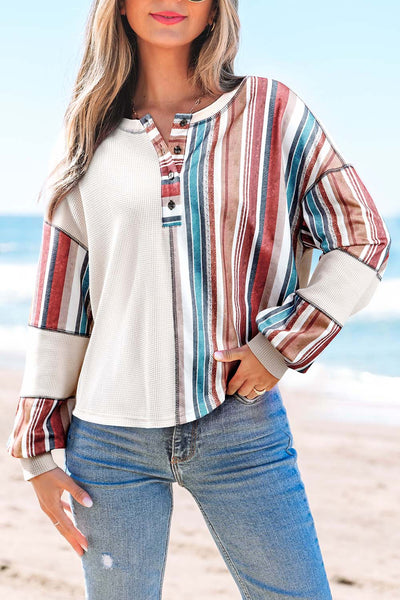 Stylish Women's Casual Knit Top in Soft Cotton Blend - Flattering Fit for Everyday Wear in Bright, Trendy Colors