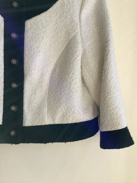 Ricki’s Black & White Cropped Jacket