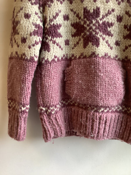 Vintage Hand Knit Cowichan Wool Sweater