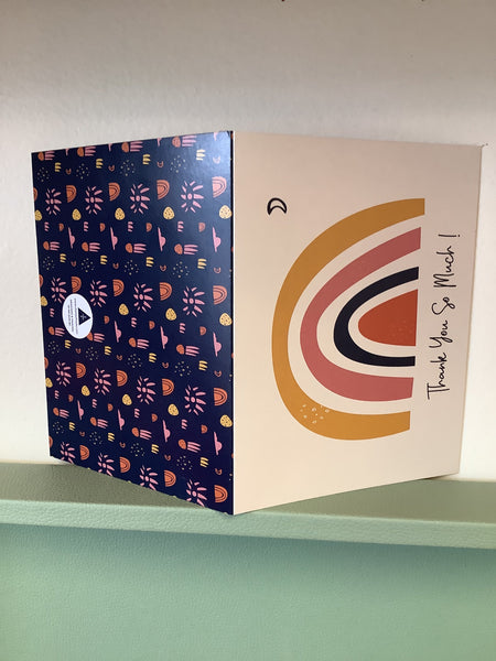 Chelsey Freyta Thank You So Much Rainbow Card