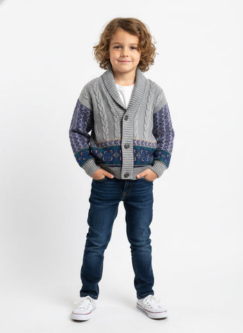 Vintage Pickled Kids Grandpa Cardigan