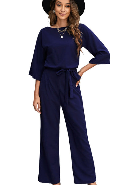 Elegant One-Shoulder Jumpsuit for Parties and Weddings