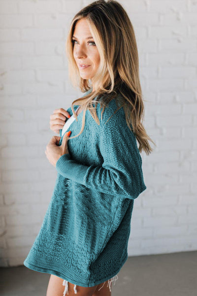 Stylish Women's Soft Knit Open Front Cardigan for Layering - Casual Chic in Various Colors