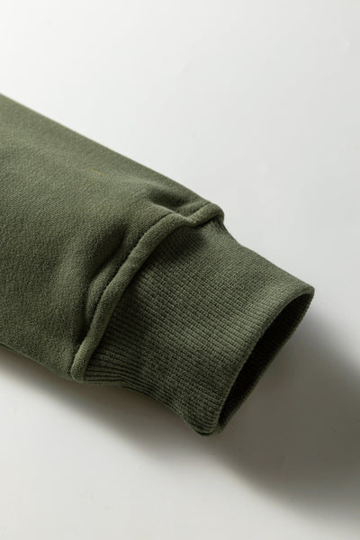 Women's Women’s Olive Green 'Merry' Varsity Graphic Hoodie