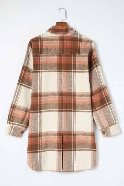 Long sleeve cardigan solid color coat long top for women