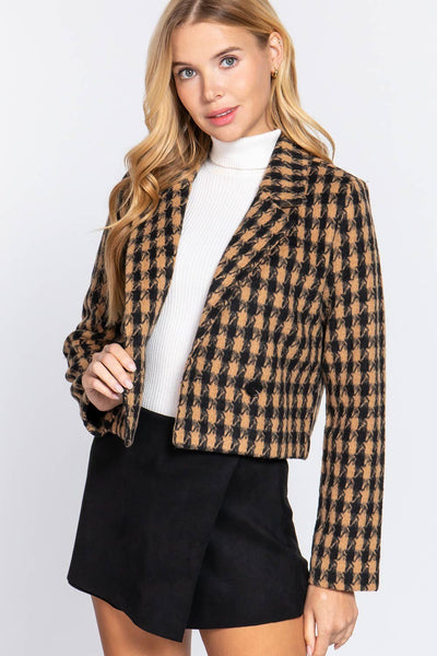 Camden Houndstooth Blazer