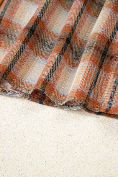 Stylish Women's Plaid Shirt Dress in Classic Colors - Flattering Fit for Casual Outings and Trendy Layering Options