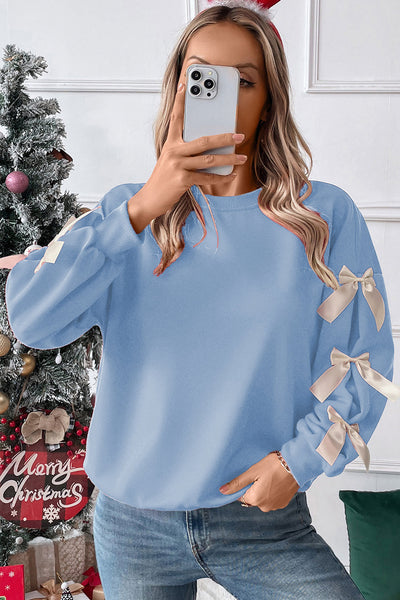 Soft Casual Women's Crew Neck Sweatshirt Cozy Comfort for Everyday Wear in Stylish Colors