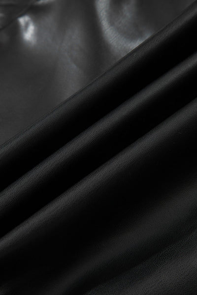 Trendy Black Faux Leather Vest for Women - Chic Layering Essential for Stylish Outfits and Everyday Fashion