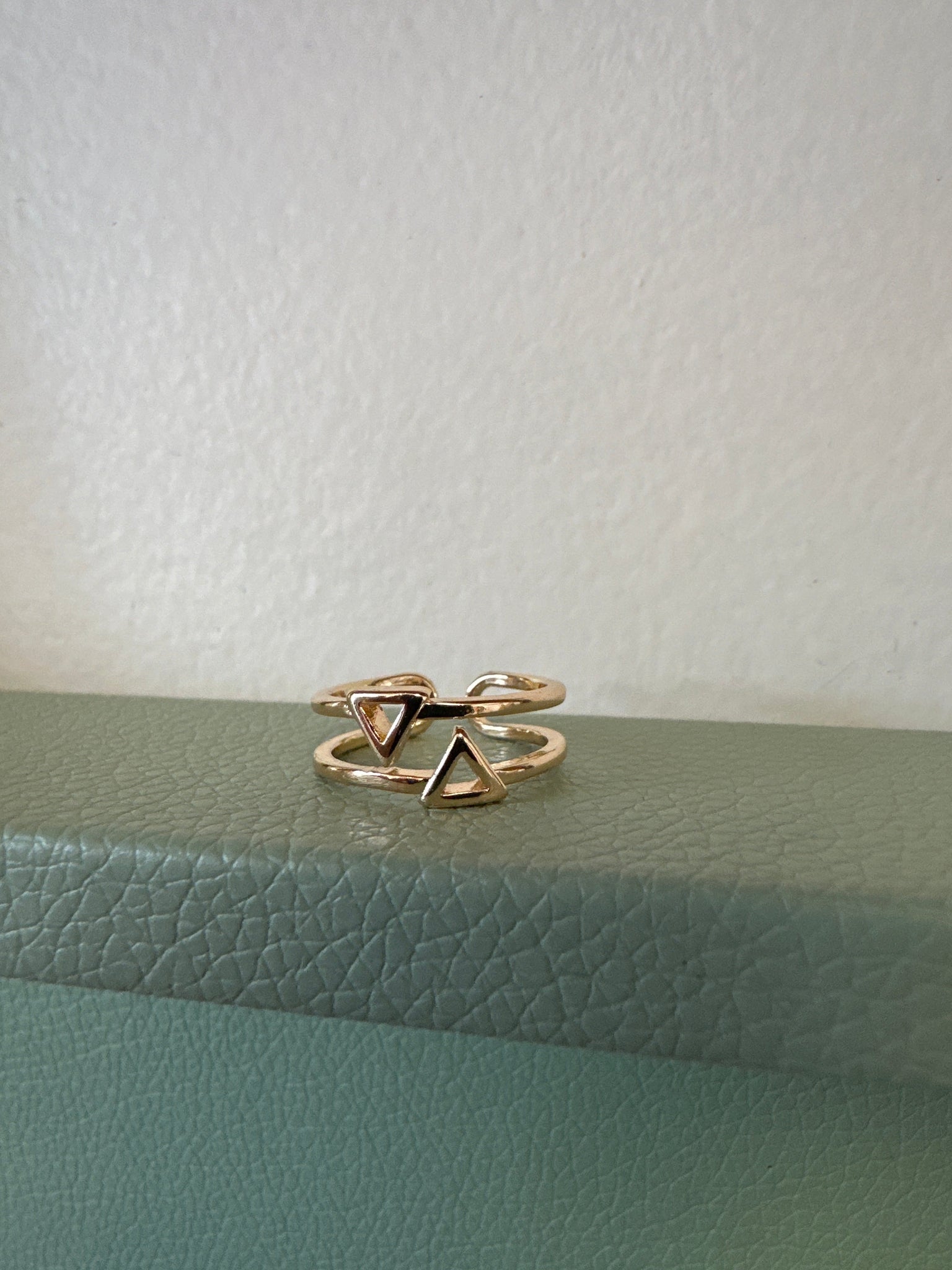 Standout Boutique Fire and Water Gold Ring