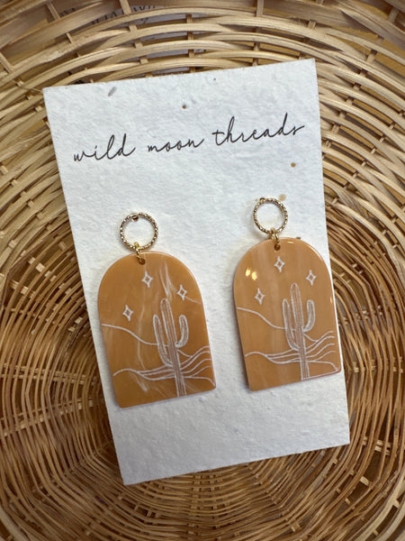 Wildmoon Threads Desert Night Earrings