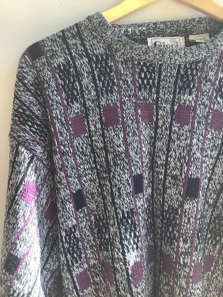 Vintage Gioni Abstract Knit Sweater
