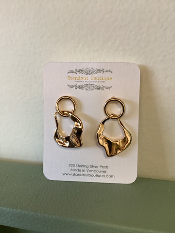 Standout Boutique Gold Erin Hoop earrings