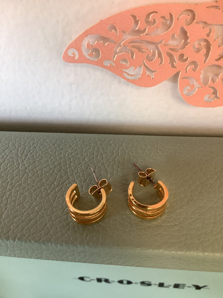 Standout Boutique Gold Trio studs