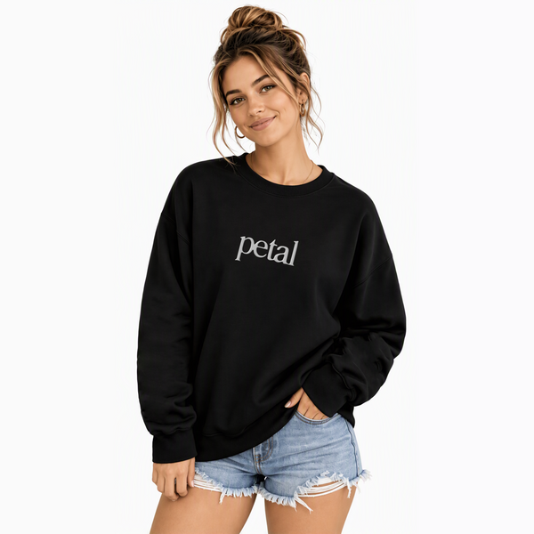 Ariana Grande Petal Crewneck Embroidered Graphic Sweatshirt Ariana Grande